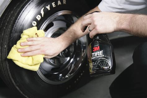 Make your tires shine like new again with the magic black tire restorer